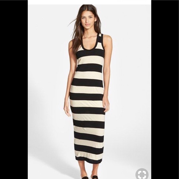 James Perse Dresses & Skirts - James Perse ‘Bar Stripe’ Tank Dress PRICE-DROP NWT